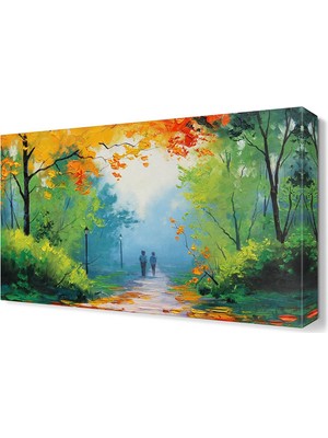 Dekor Sevgisi İlkbahar Yürüyüşü Tablosu 45x30 cm