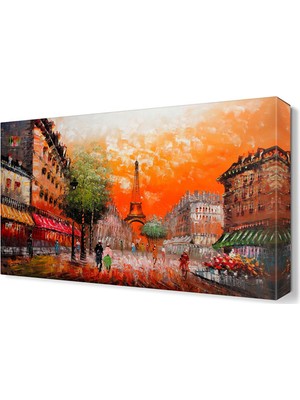 Dekor Sevgisi Eyfel Kulesi Paris Tablosu 45x30 cm