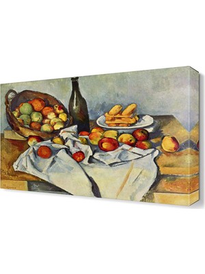 Dekor Sevgisi Meyveler ve Şişe Tablosu 45x30 cm