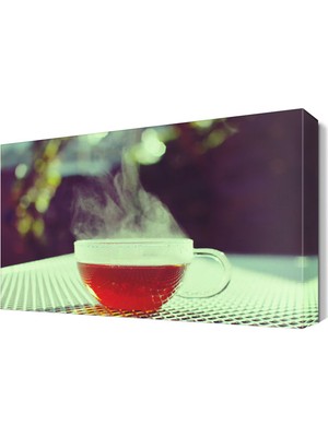 Dekor Sevgisi Çay Fincanı Canvas Tablo  45x30 cm
