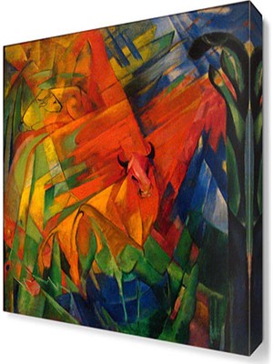 Dekor Sevgisi Renk Şöleni Tablosu 30x30 cm