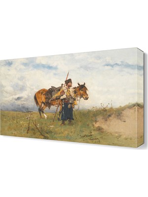 Dekor Sevgisi Jozef Brandt Tablosu 45x30 cm