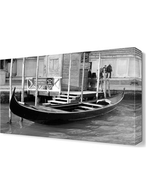 Dekor Sevgisi Londra Kayık Tablosu 45x30 cm
