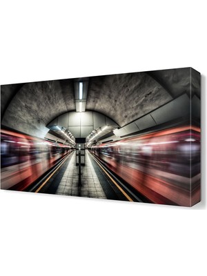 Dekor Sevgisi Metro Tablosu 45x30 cm