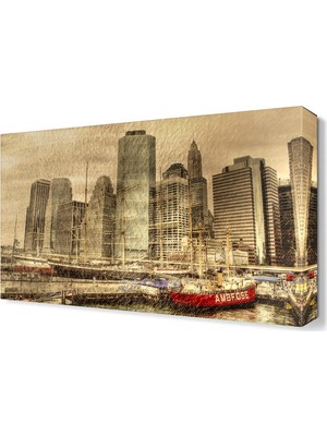 Dekor Sevgisi Amerika Tablosu 45x30 cm
