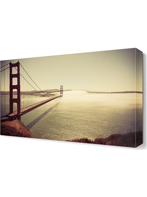 Dekor Sevgisi Köprü Manzara Tablosu 45x30 cm