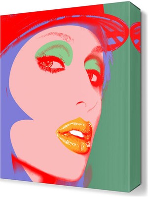 Dekor Sevgisi Paris Hilton Canvas Tablo  30x30 cm