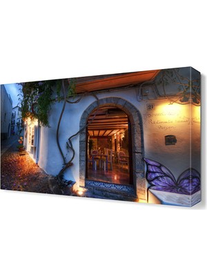 Dekor Sevgisi İspanya,Kapı Önleri Tablosu 45x30 cm