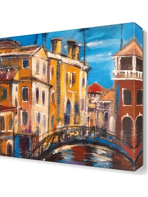 Dekor Sevgisi Venedik Köprü Canvas Tablo 30x30 cm