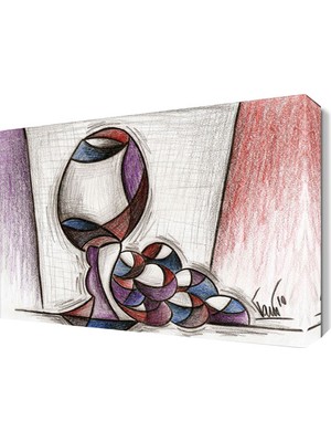 Dekor Sevgisi Renkli Dekoratif Toplar Canvas Tablo 45x30 cm