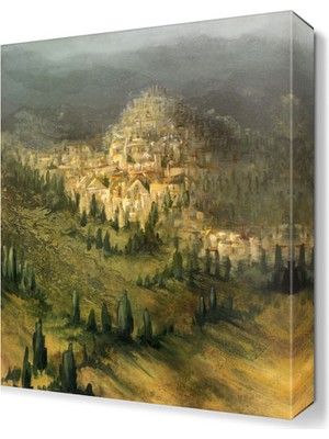 Dekor Sevgisi Büyük Dağ Tablosu 45x30 cm