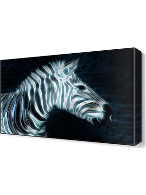 Dekor Sevgisi Negatif Zebra Canvas Tablo  45x30 cm