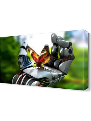 Dekor Sevgisi Kelebek Canvas Tablo  45x30 cm