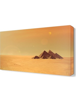 Dekor Sevgisi Piramitler Canvas Tablo  45x30 cm