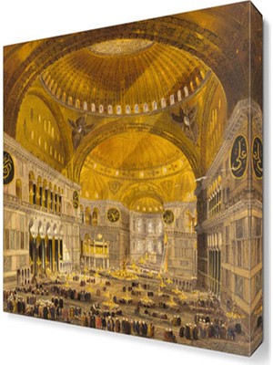 Dekor Sevgisi Ayasofya5 Canvas Tablo  45x30 cm