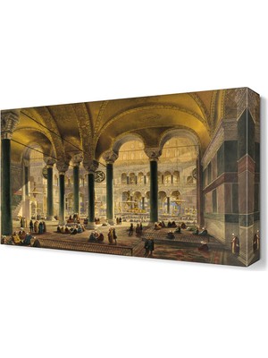 Dekor Sevgisi Ayasofya10 Canvas Tablo  45x30 cm