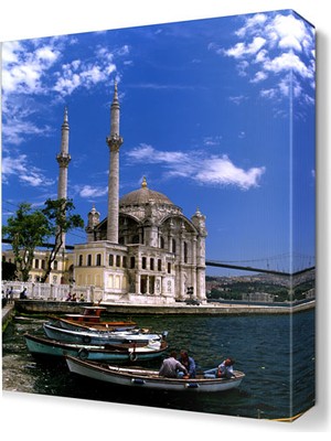 Dekor Sevgisi Ortaköy Cami Manzarası Canvas Tablo  45x30 cm