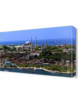 Dekor Sevgisi Süleymaniye Cami Manzarası Canvas Tablo  45x30 cm