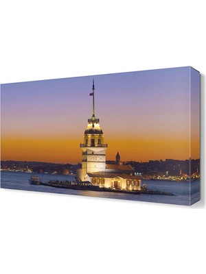 Dekor Sevgisi Kız Kulesi4 Canvas Tablo  45x30 cm