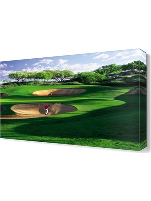 Dekor Sevgisi Golf Sahası Canvas Tablo  45x30 cm