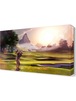 Dekor Sevgisi Golfçü Canvas Tablo  45x30 cm