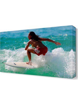 Dekor Sevgisi Sörf Canvas Tablo  45x30 cm