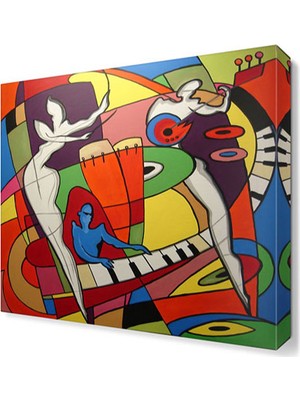 Dekor Sevgisi Alfred Gockel Canvas Tablo  30x30 cm