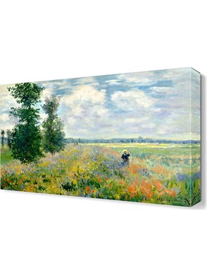 Dekor Sevgisi Tarladaki Kadın Canvas Tablo  45x30 cm