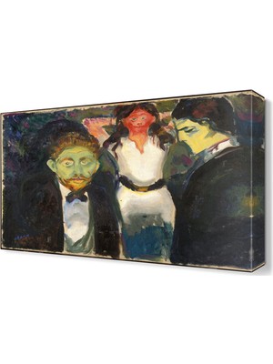 Dekor Sevgisi Kıskanç Canvas Tablo  45x30 cm