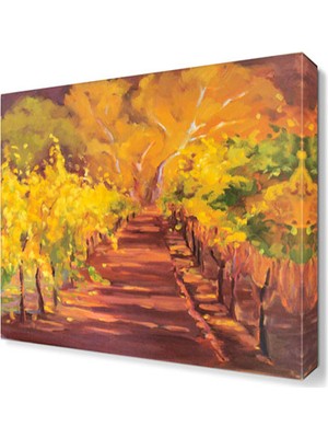 Dekor Sevgisi Yol Canvas Tablo  30x30 cm
