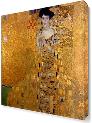 Dekor Sevgisi Gustav Klimt  portrait of adele bloch Tablo  45x30 cm