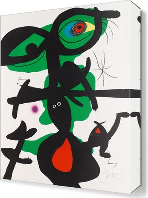 Dekor Sevgisi Joan Miro Canvas Tablo  45x30 cm