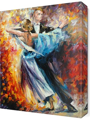 Dekor Sevgisi Vals Canvas Tablo  45x30 cm