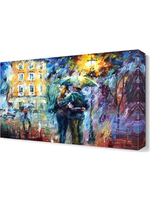 Dekor Sevgisi Sarılan Çift Canvas Tablo  45x30 cm