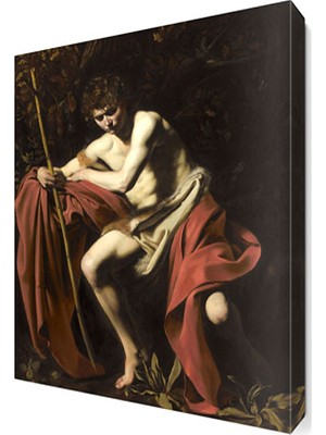 Dekor Sevgisi Kırmızılı Adam Canvas Tablo  45x30 cm