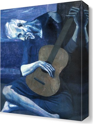 Dekor Sevgisi Gitarist Canvas Tablo  45x30 cm