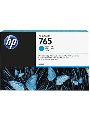 Hp 765 400-Ml Cyan Designjet Ink Cartridge F9J52A