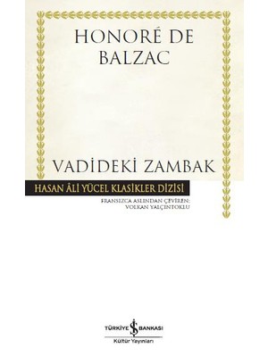 İş Bankası Kültür Yayınları Vadideki Zambak - Honore De Balzac
