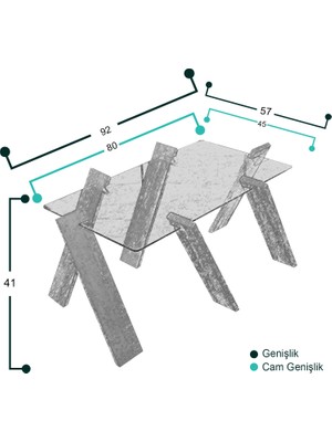 Pasific Home Roman Maxi Sehpa Açık Meşe