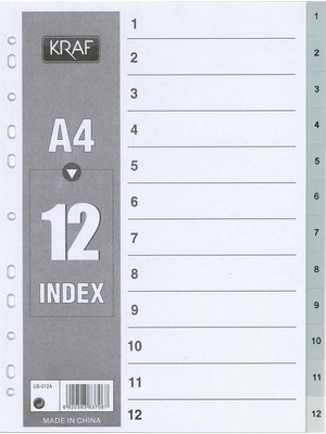 Kraf 1012 Separatör 1-12 Rakam