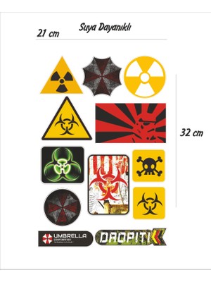 StickerMarket Danger Tehlike Sticker Seti