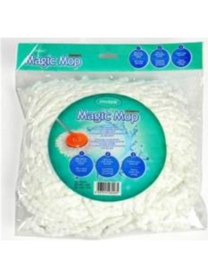 Motek Magic Mop Yedek Beyaz Temizlik Bezi 1 Adet