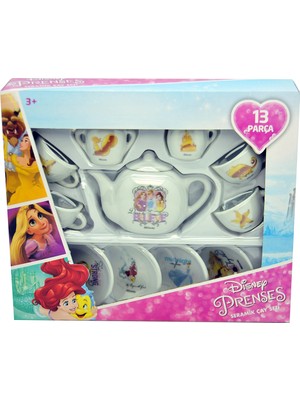 Disney Prensesler 13 Parça Seramik Çay Seti