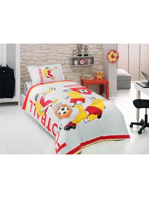 Clasy Championv2 Ranforce Nevresim Takımı Tek Kişilik Kırmızı