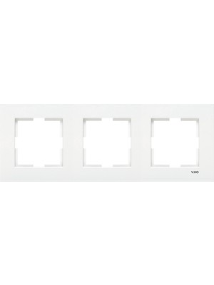 Viko Karre Beyaz Üçlü Çerçeve Yatay