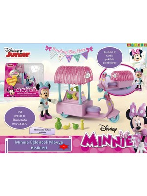 Disney Minnie Eğlenceli Meyve Bisikleti