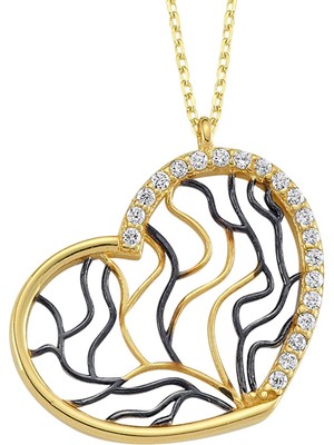 Altınsepeti Altın Sarmaşıklı Kalp Kolye As1140Kl