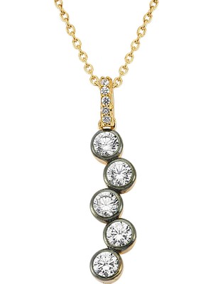 Altınsepeti Yağmur Damlaları Altın Kolye As1221Kl