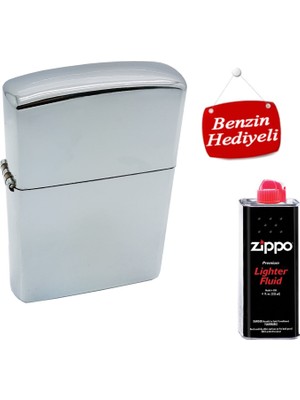 Earth Parlak Gri Earth Çakmak + Zippo Çakmak Benzini da18