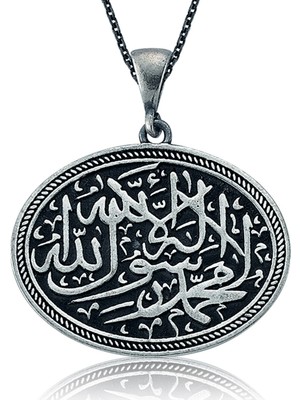 KENPAZAR MeryemZeynep Gümüş Kelime-İ Tevhid Kolye